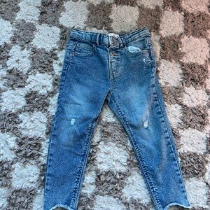 Zara Kids Blue Distressed Jeans